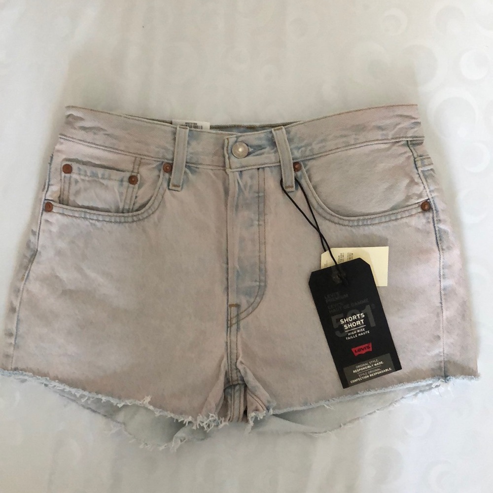 Levi’s 501 high rise shorts